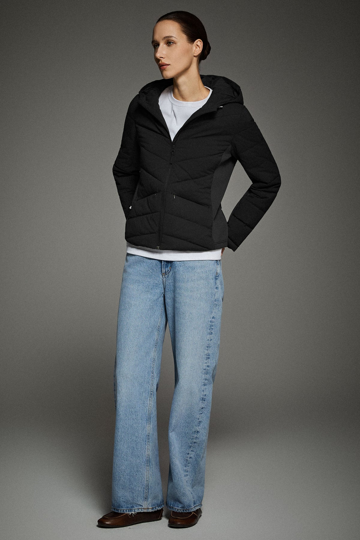 Slim-Fit Quilted Hybrid Jacket