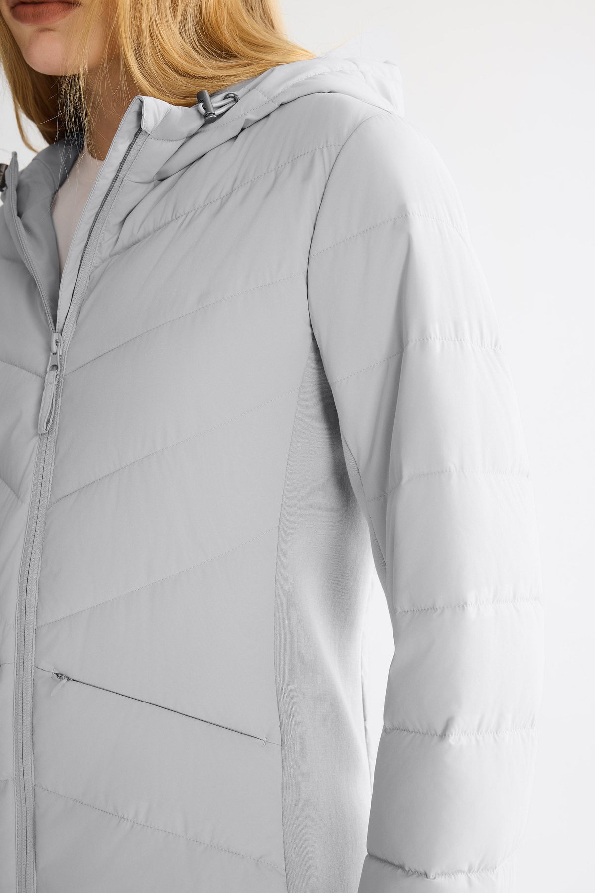 Slim-Fit Quilted Hybrid Jacket
