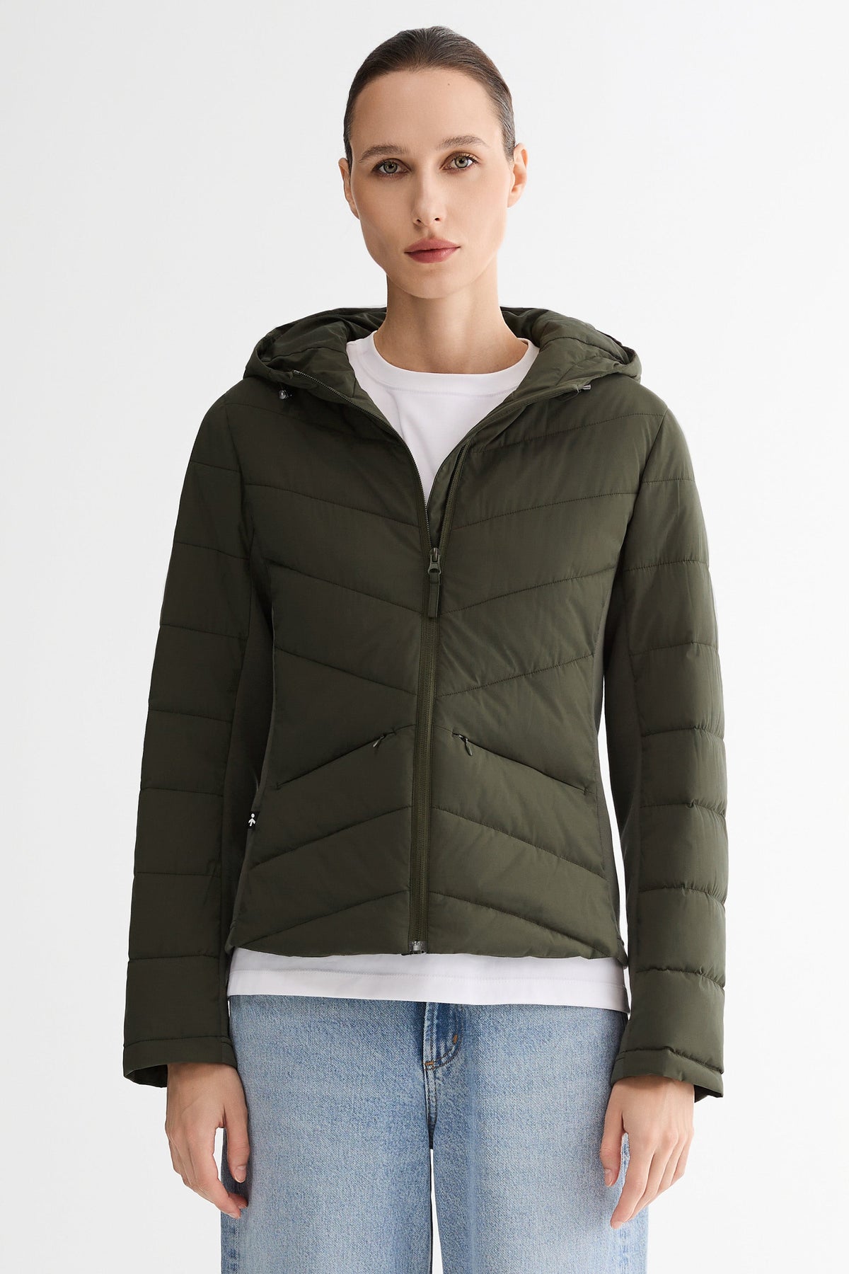 Slim-Fit Quilted Hybrid Jacket