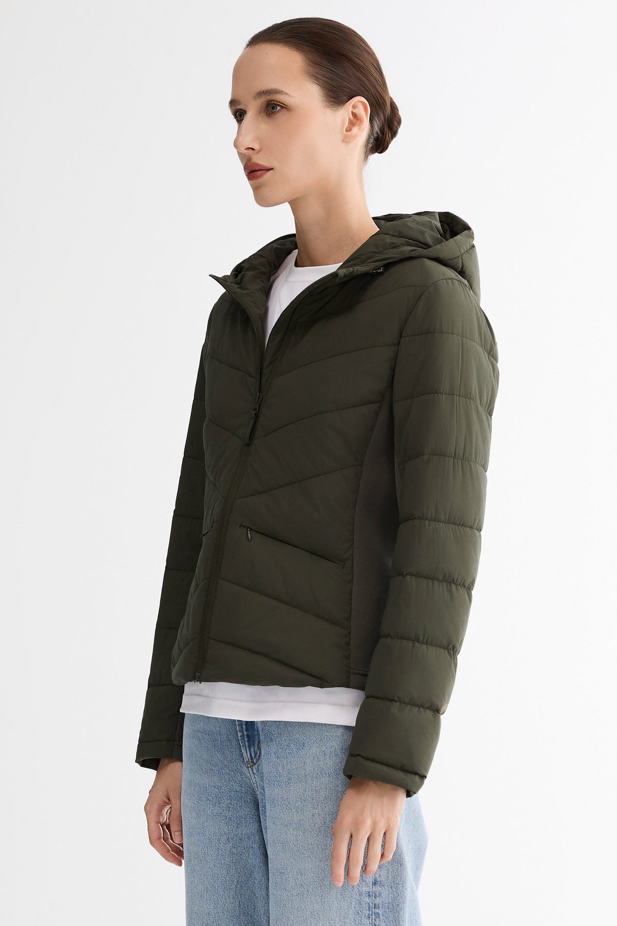 Slim-Fit Quilted Hybrid Jacket