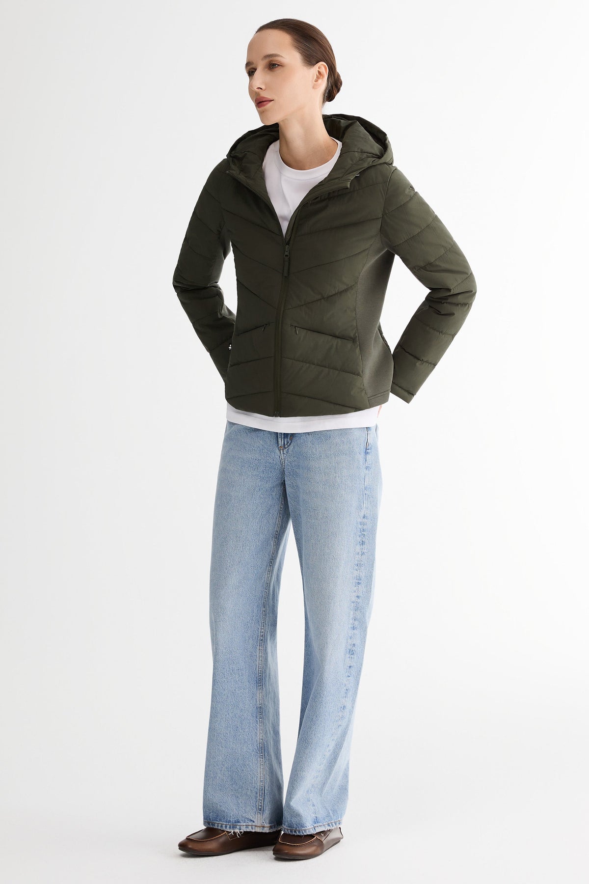 Slim-Fit Quilted Hybrid Jacket
