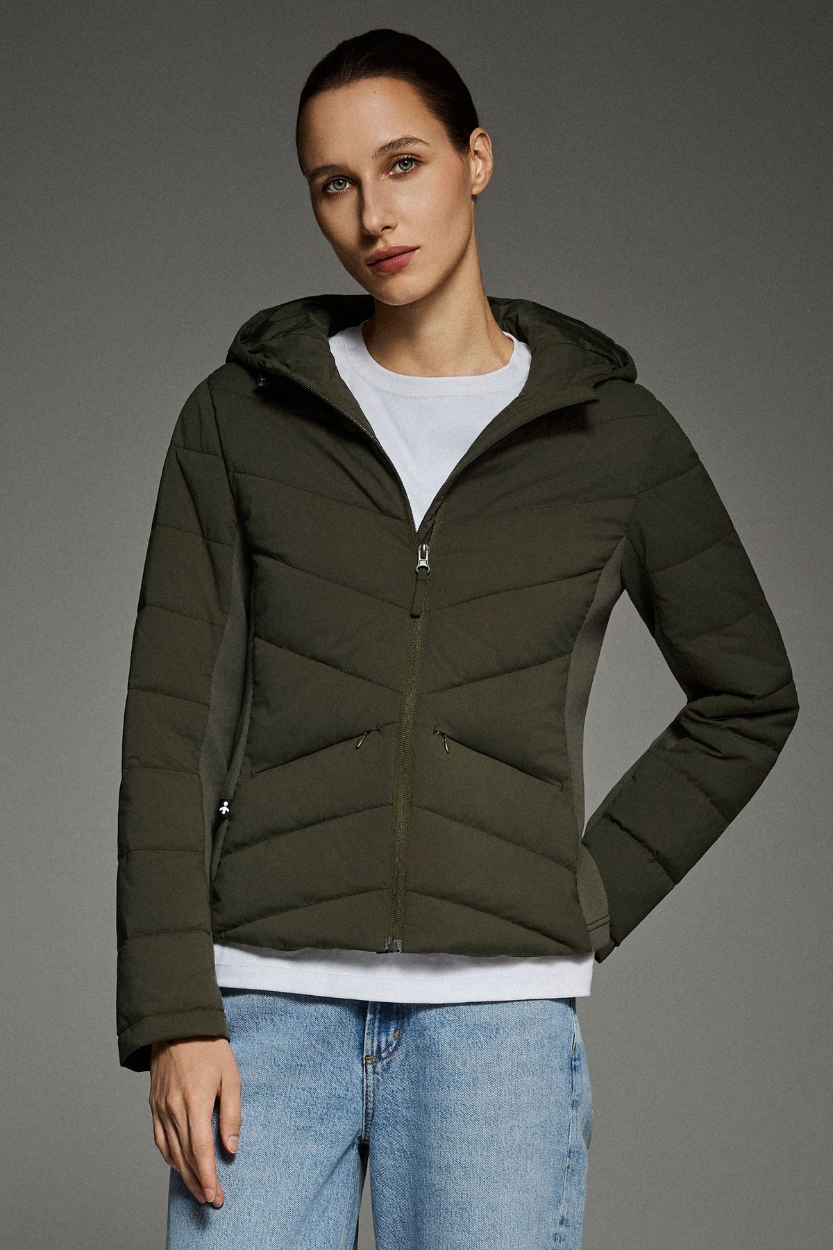 Slim-Fit Quilted Hybrid Jacket