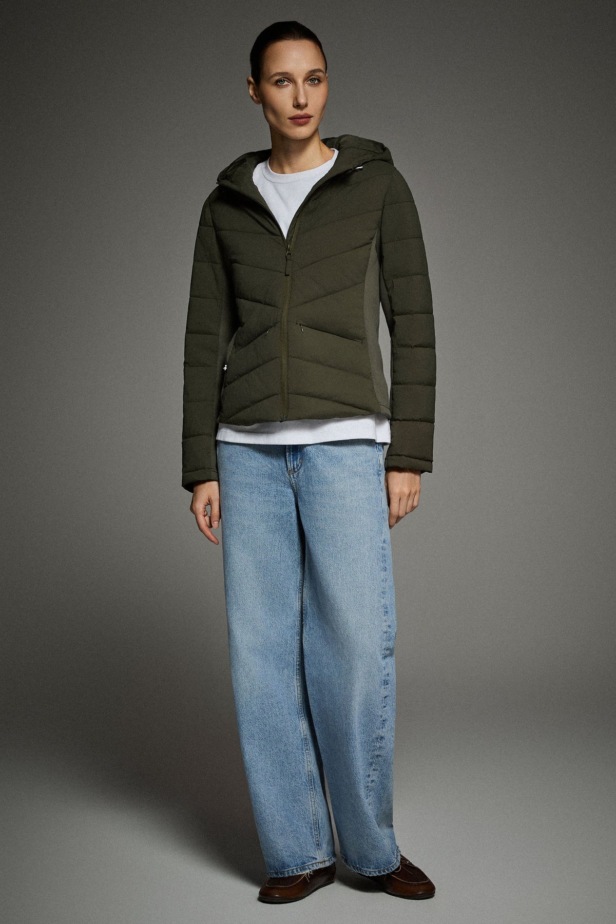 Slim-Fit Quilted Hybrid Jacket