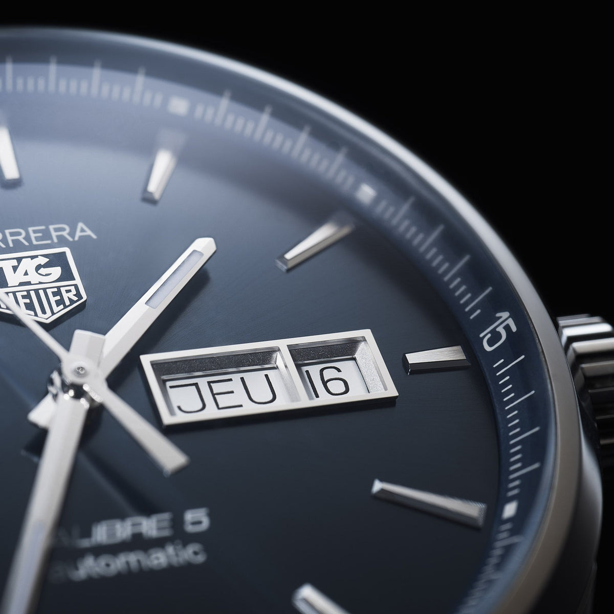Tag Heuer Carrera Automatic Blue Dial Silver Steel Strap Watch for Men - WAR201E.BA0723