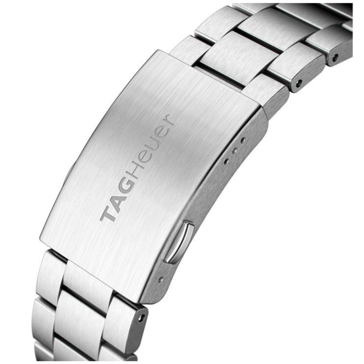 Tag Heuer Formula 1 Quartz Green Dial Silver Steel Strap Watch for Men - WAZ1017.BA0842