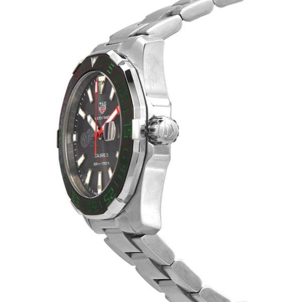 Tag Heuer Calibre 5 Match Timer CSL Edition Automatic Black Dial Silver Steel Strap Watch for Men – WAY201E.BA0927