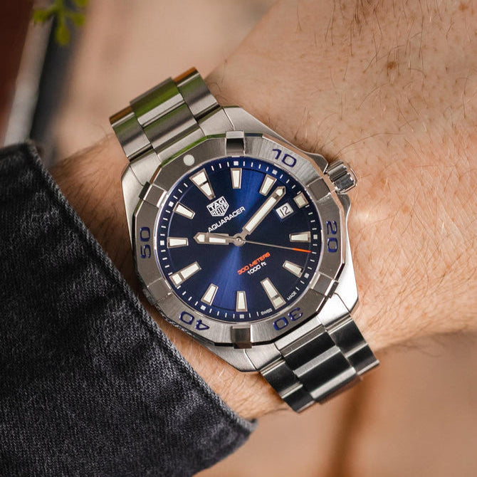 Tag Heuer Aquaracer Blue Dial Watch for Men - WBD1112.BA0928