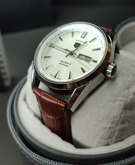 Tag Heuer Carrera Silver Dial Watch for Men - WAR201B.FC6291