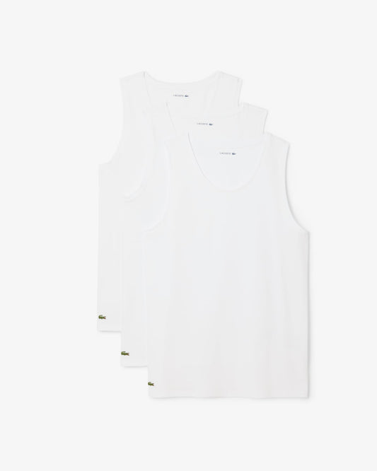 LACOSTE 3PK TANK TOP Men’s - WHITE