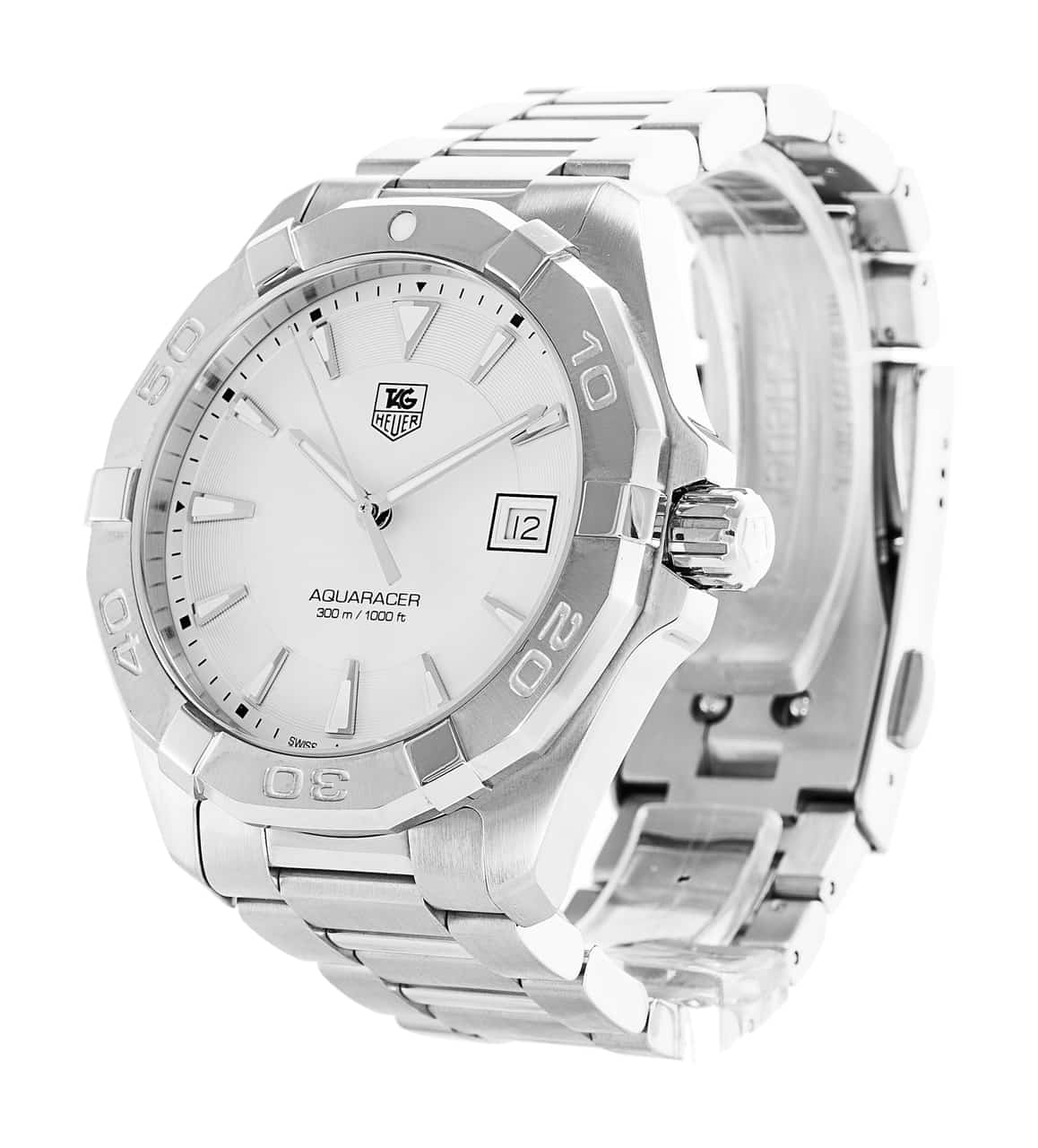 Tag Heuer Aquaracer White Dial Watch for Men - WAY1111.BA0928