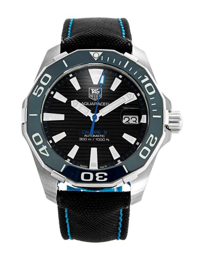 Tag Heuer Aquaracer Blue Dial Watch for Men - WAY211B.FC6363