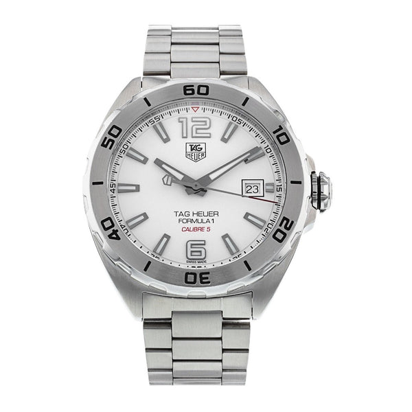 Tag Heuer Formula 1 White Dial Watch for Men - WAZ2114.BA0875
