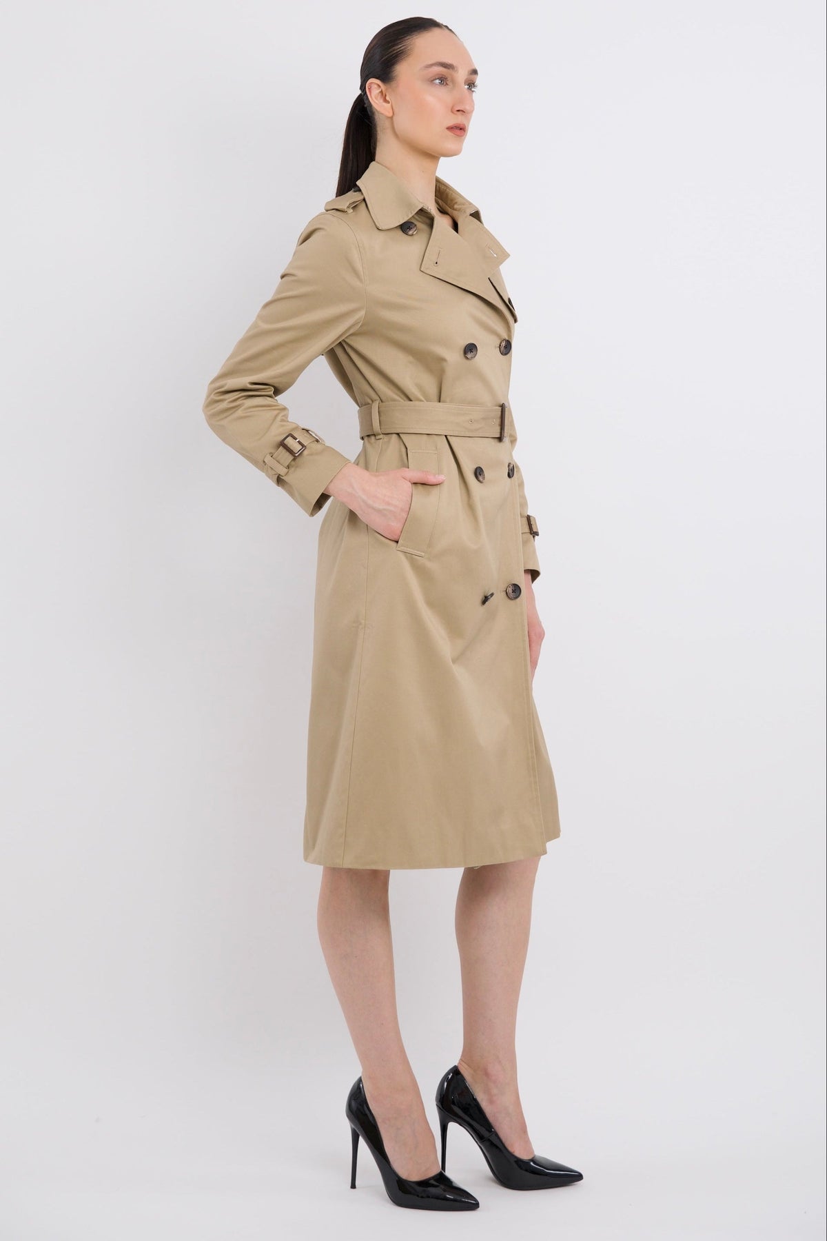 Long Classic Trench Coat