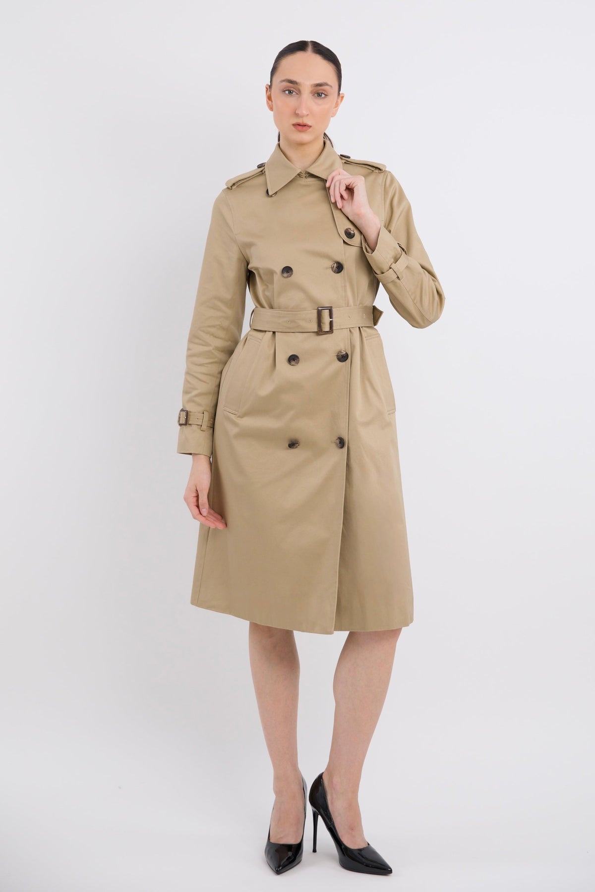 Long Classic Trench Coat