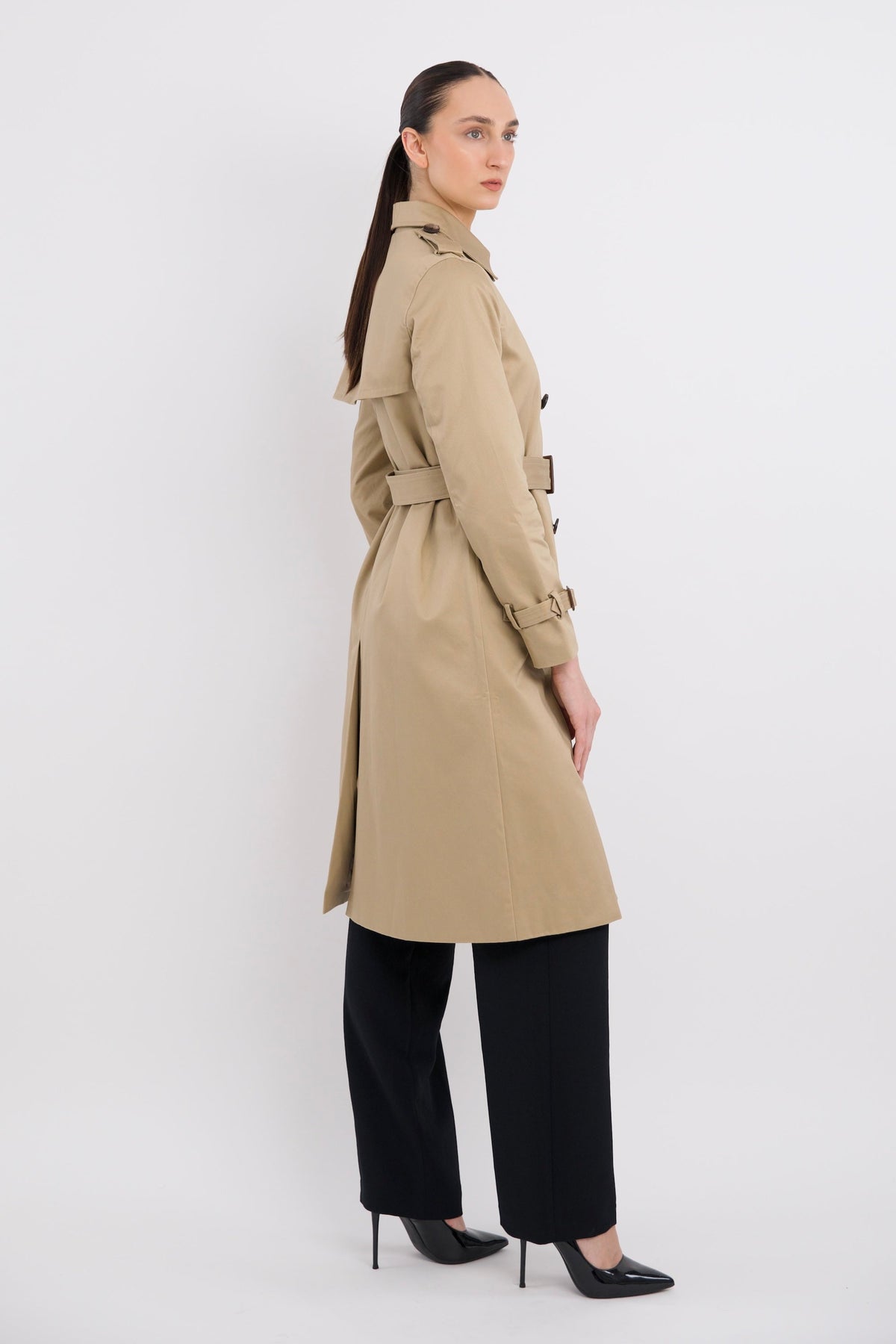 Long Classic Trench Coat