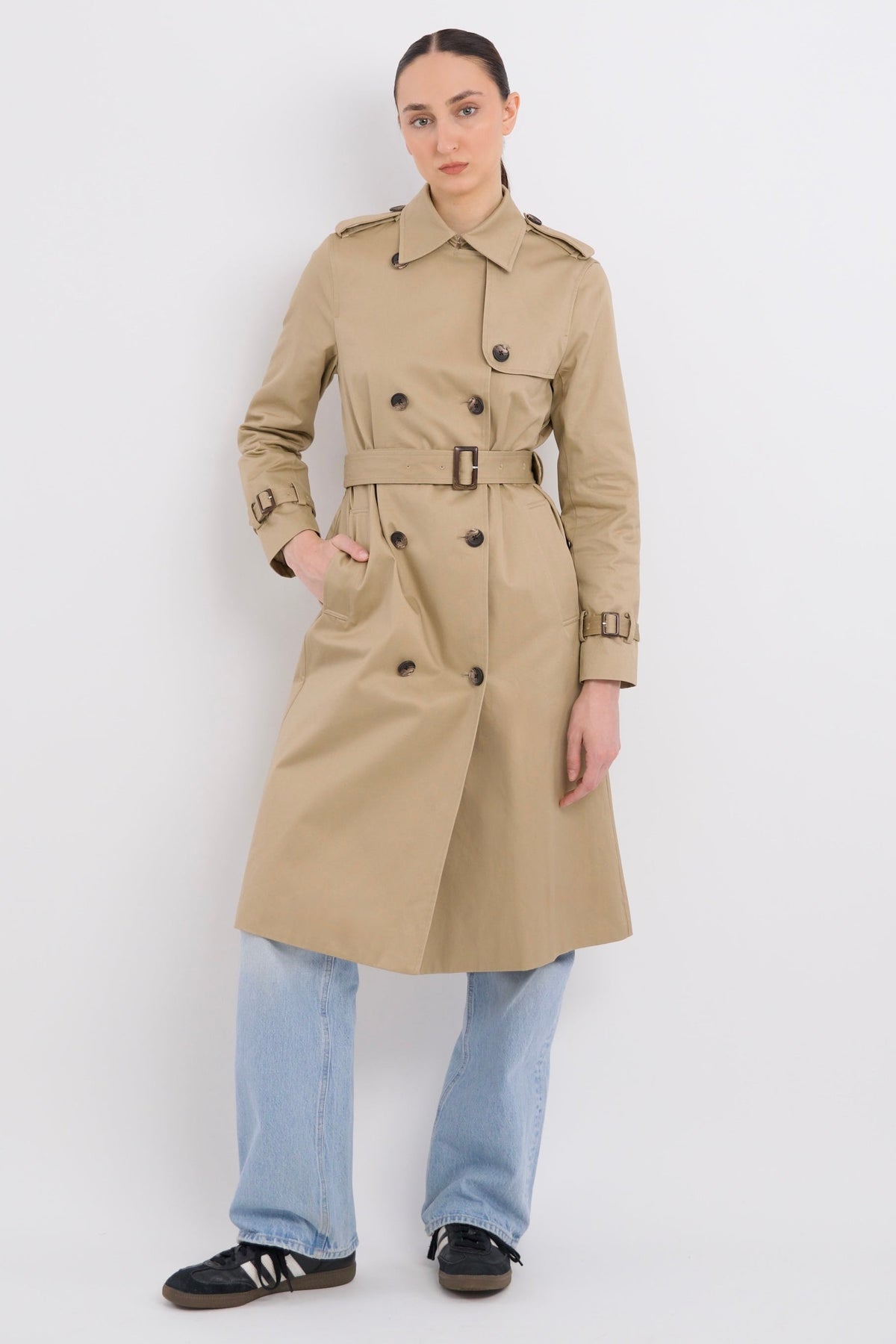 Long Classic Trench Coat