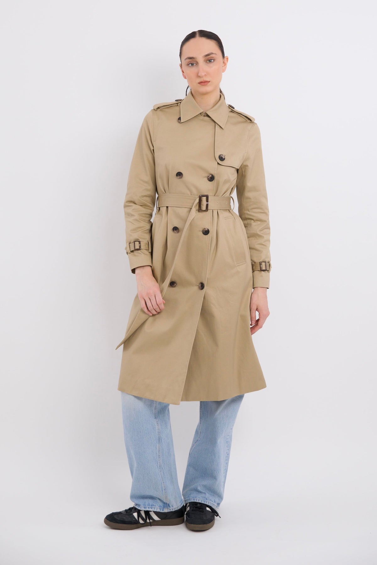 Long Classic Trench Coat