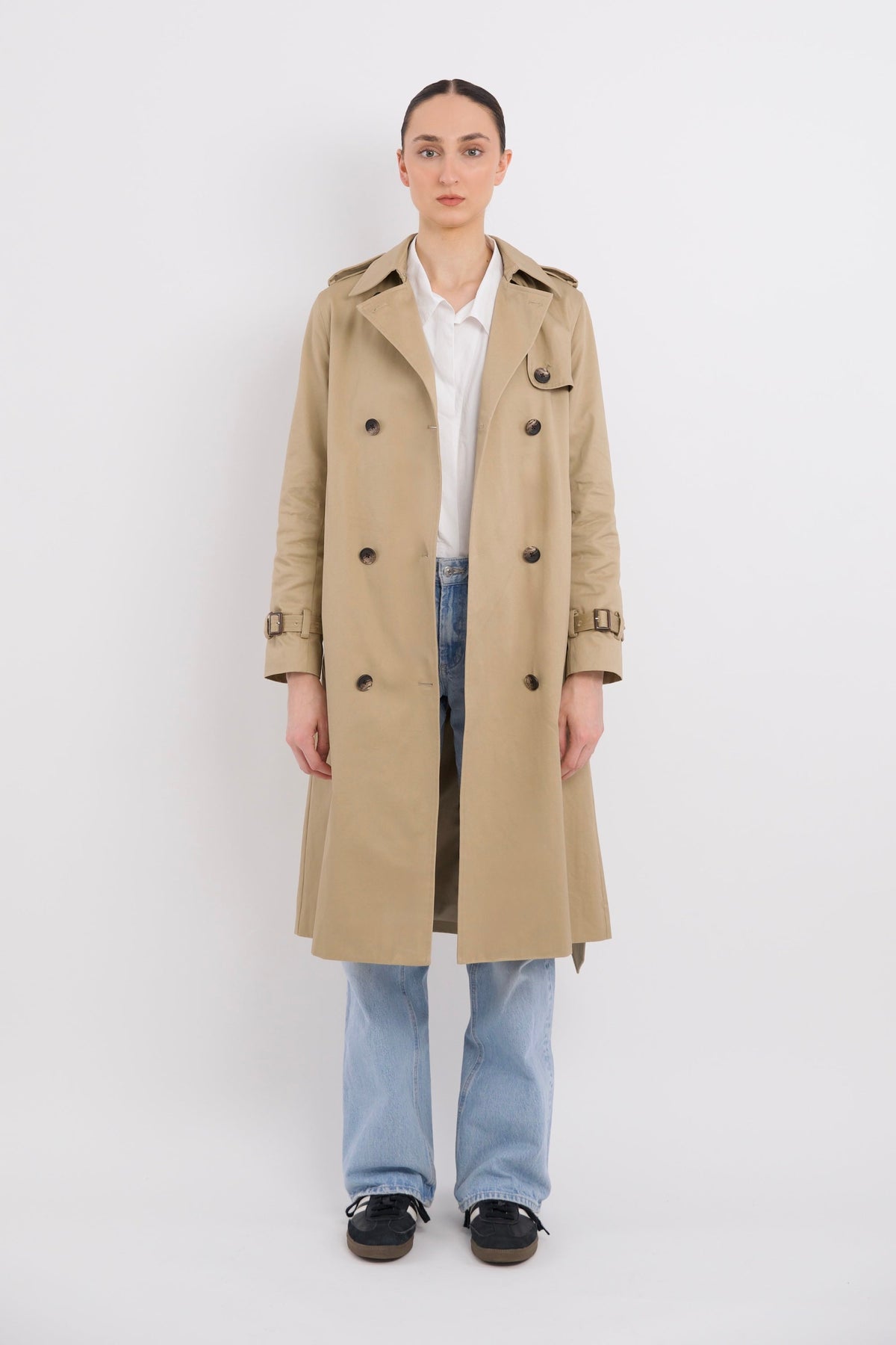Long Classic Trench Coat