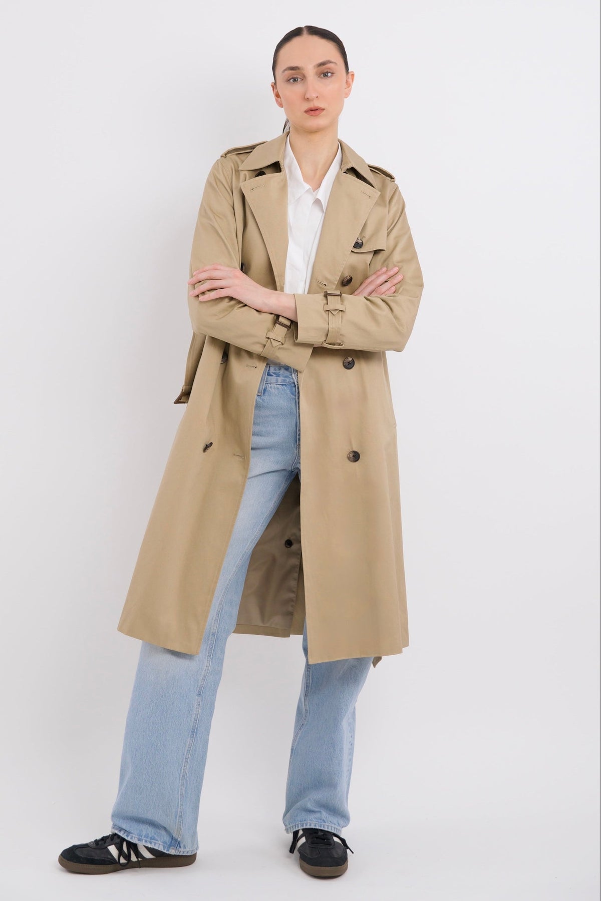 Long Classic Trench Coat