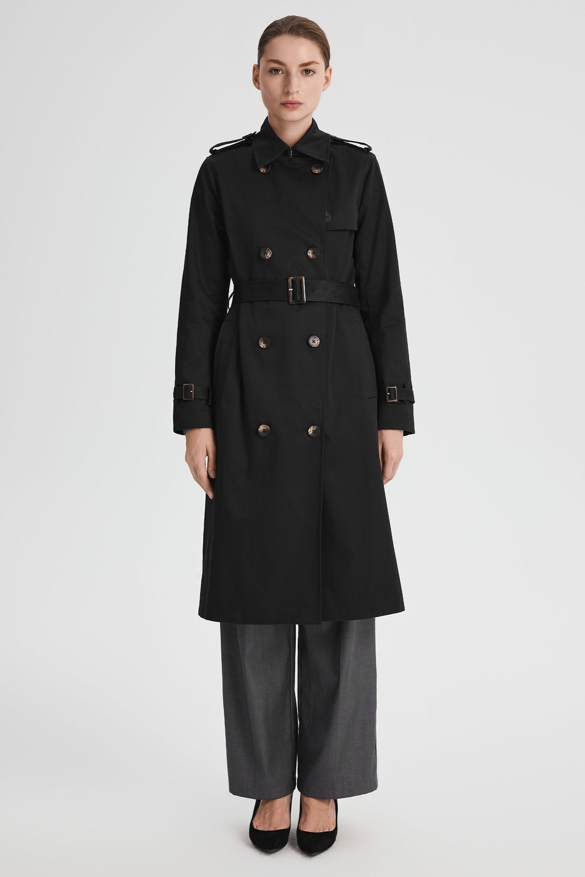 Long Classic Trench Coat