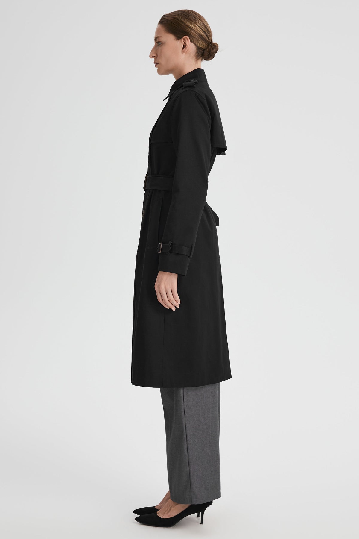 Long Classic Trench Coat