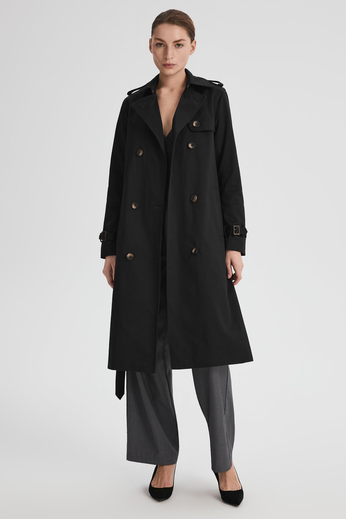 Long Classic Trench Coat
