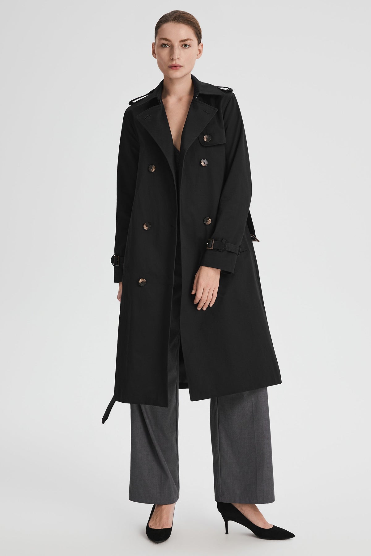 Long Classic Trench Coat