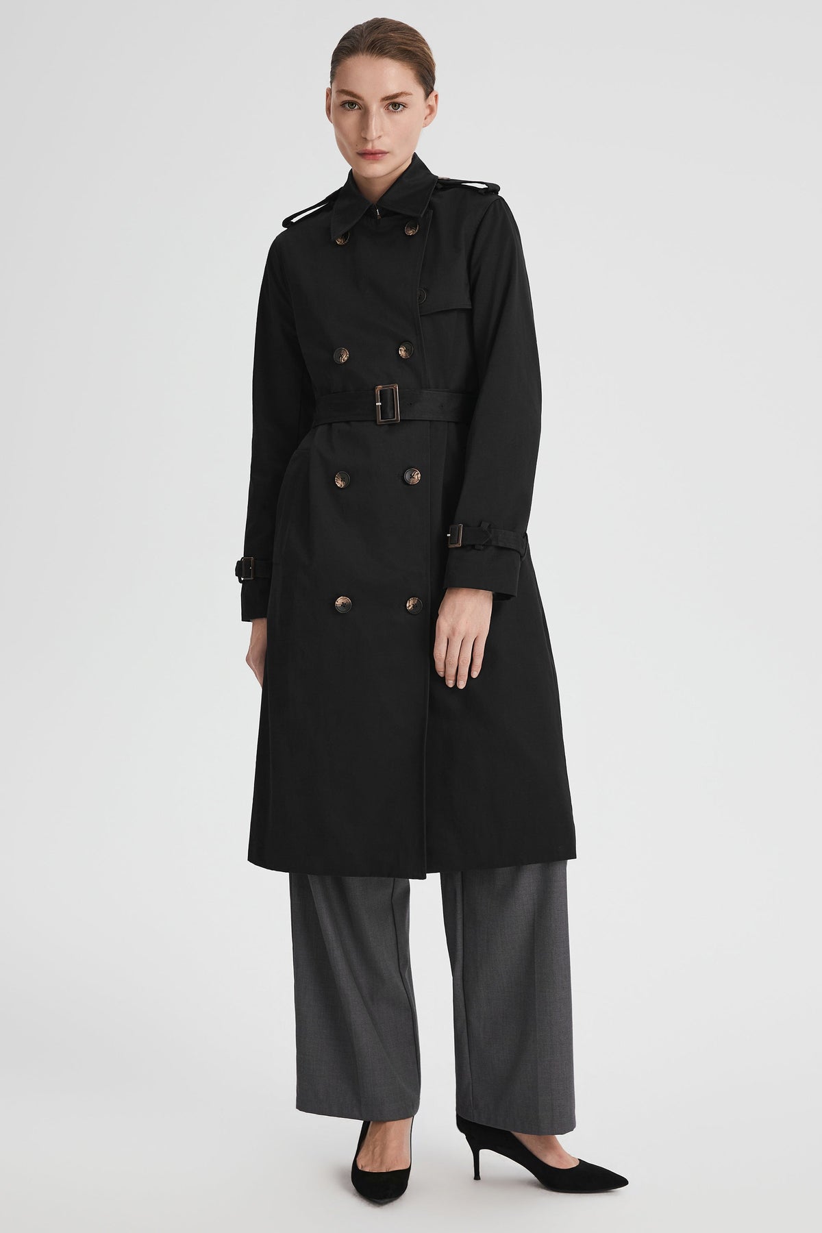 Long Classic Trench Coat