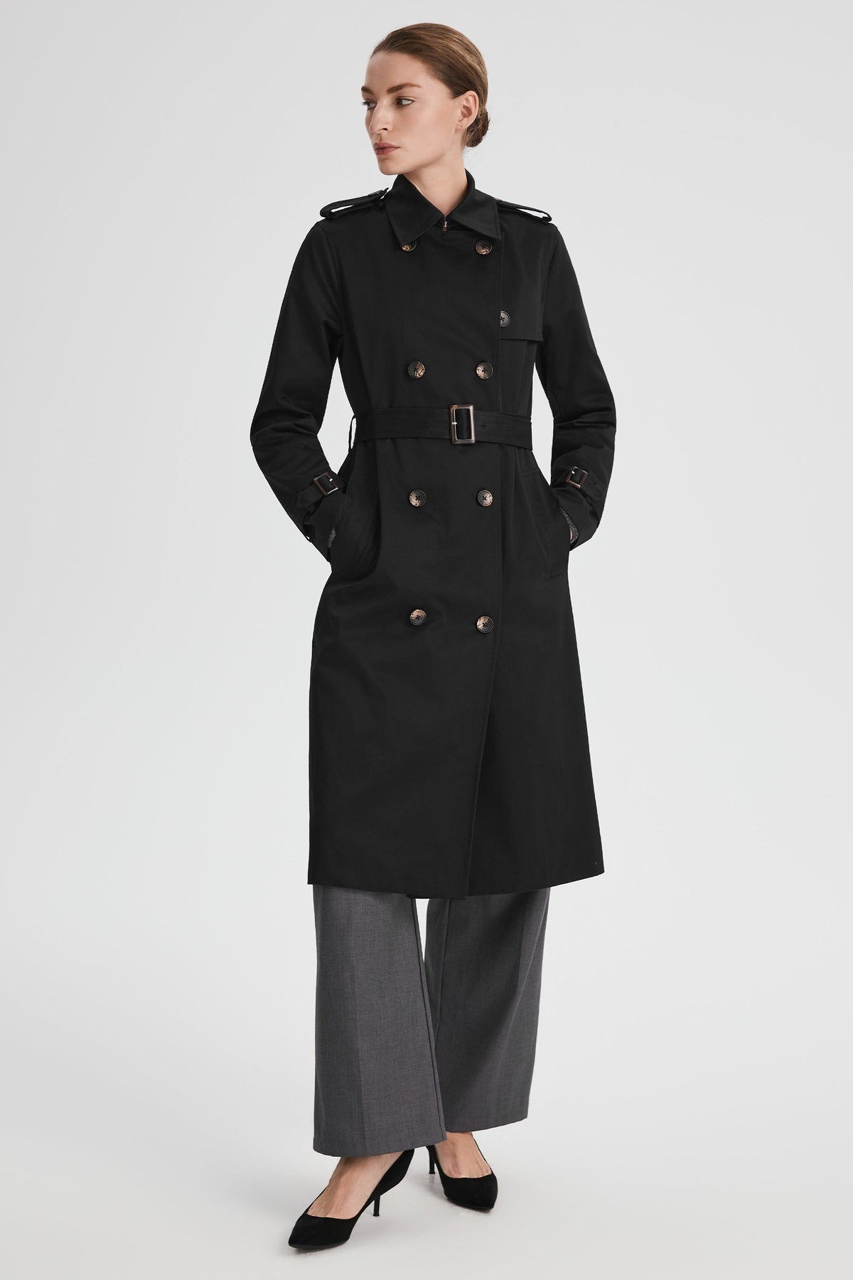 Long Classic Trench Coat