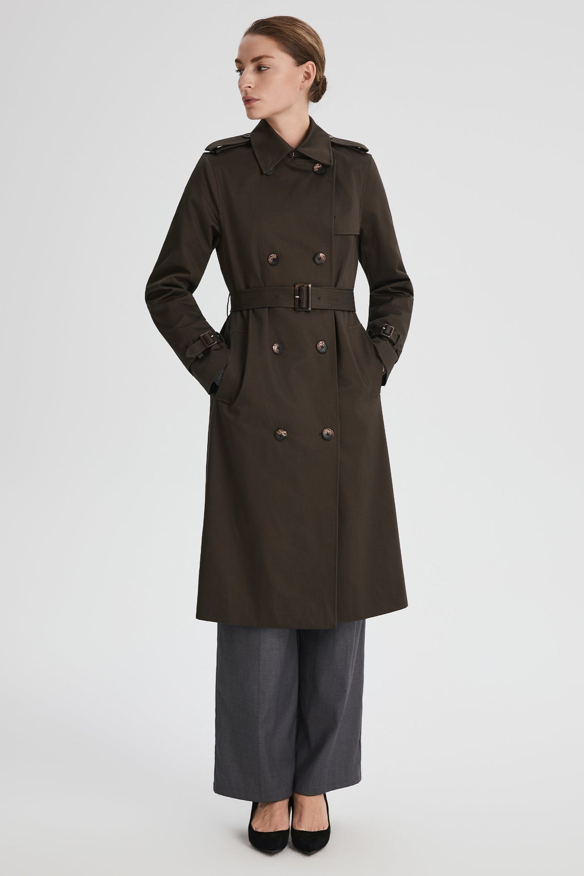 Long Classic Trench Coat