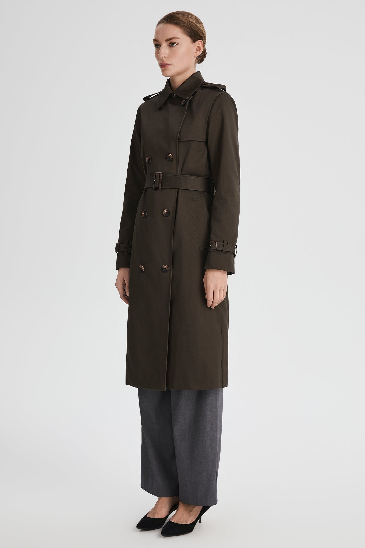 Long Classic Trench Coat