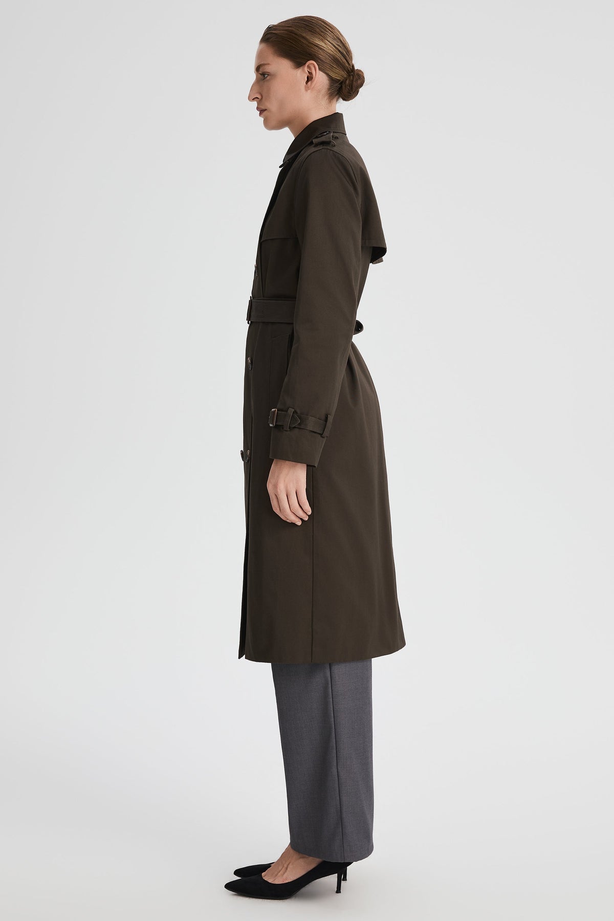 Long Classic Trench Coat