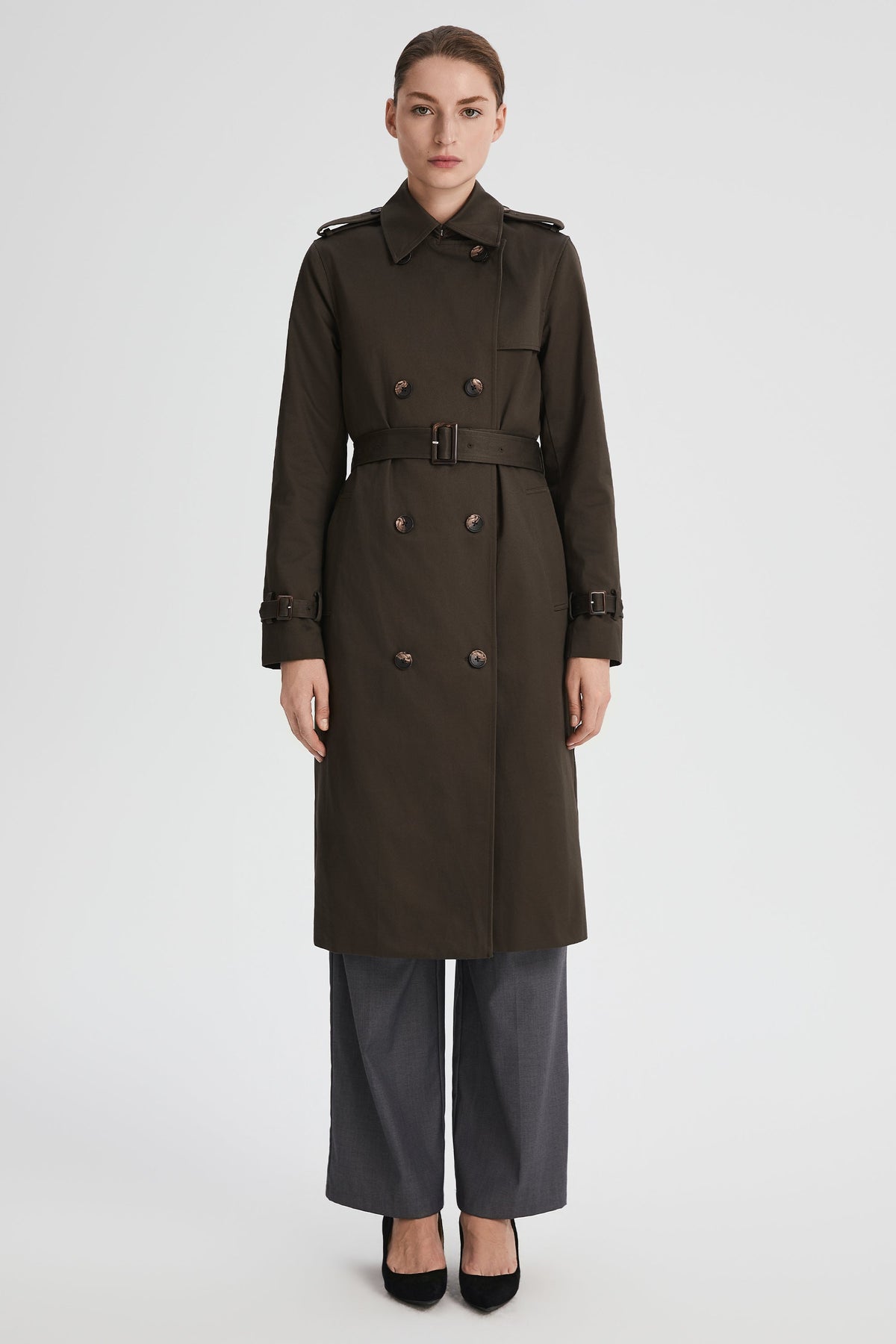 Long Classic Trench Coat
