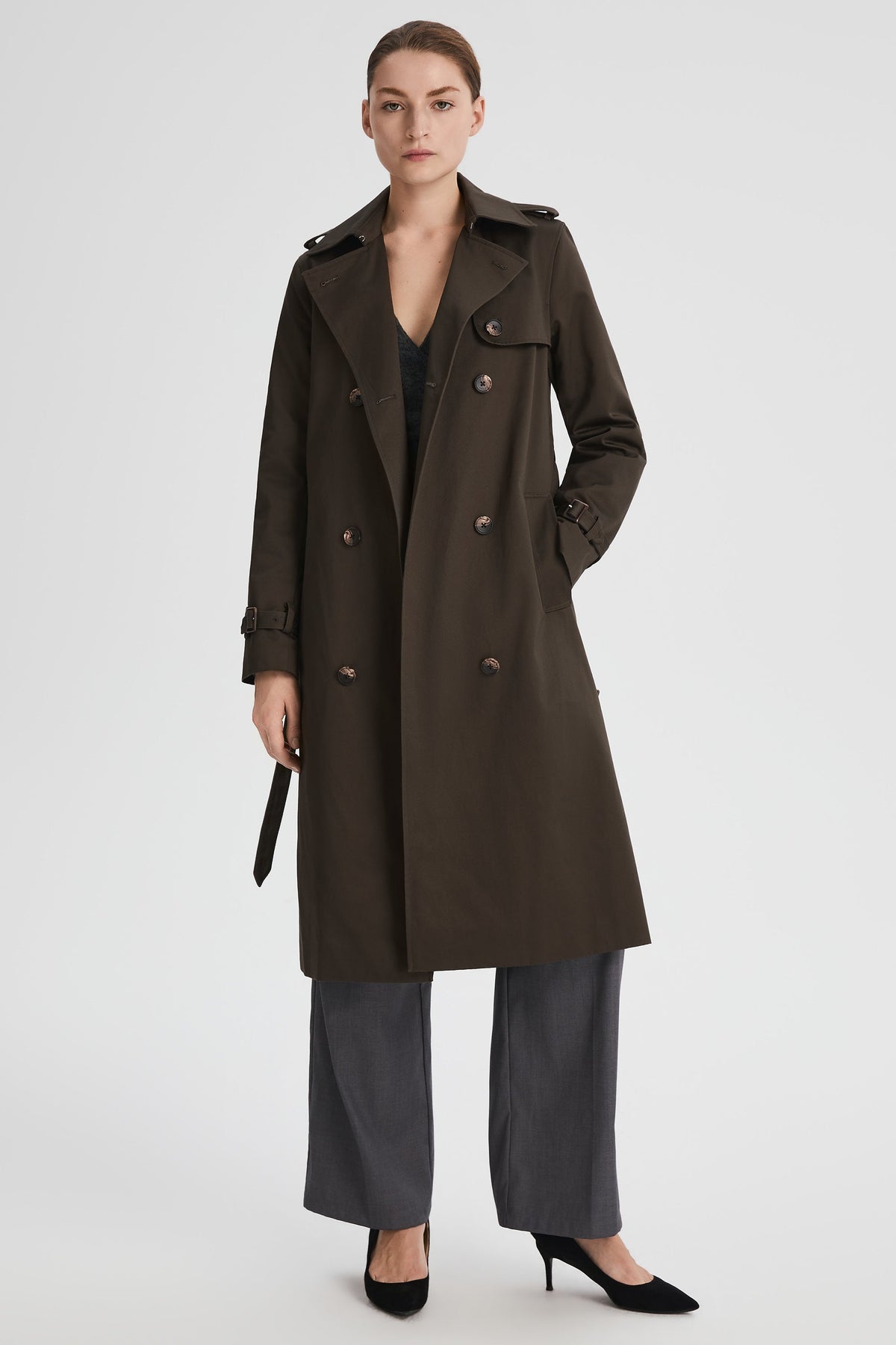 Long Classic Trench Coat