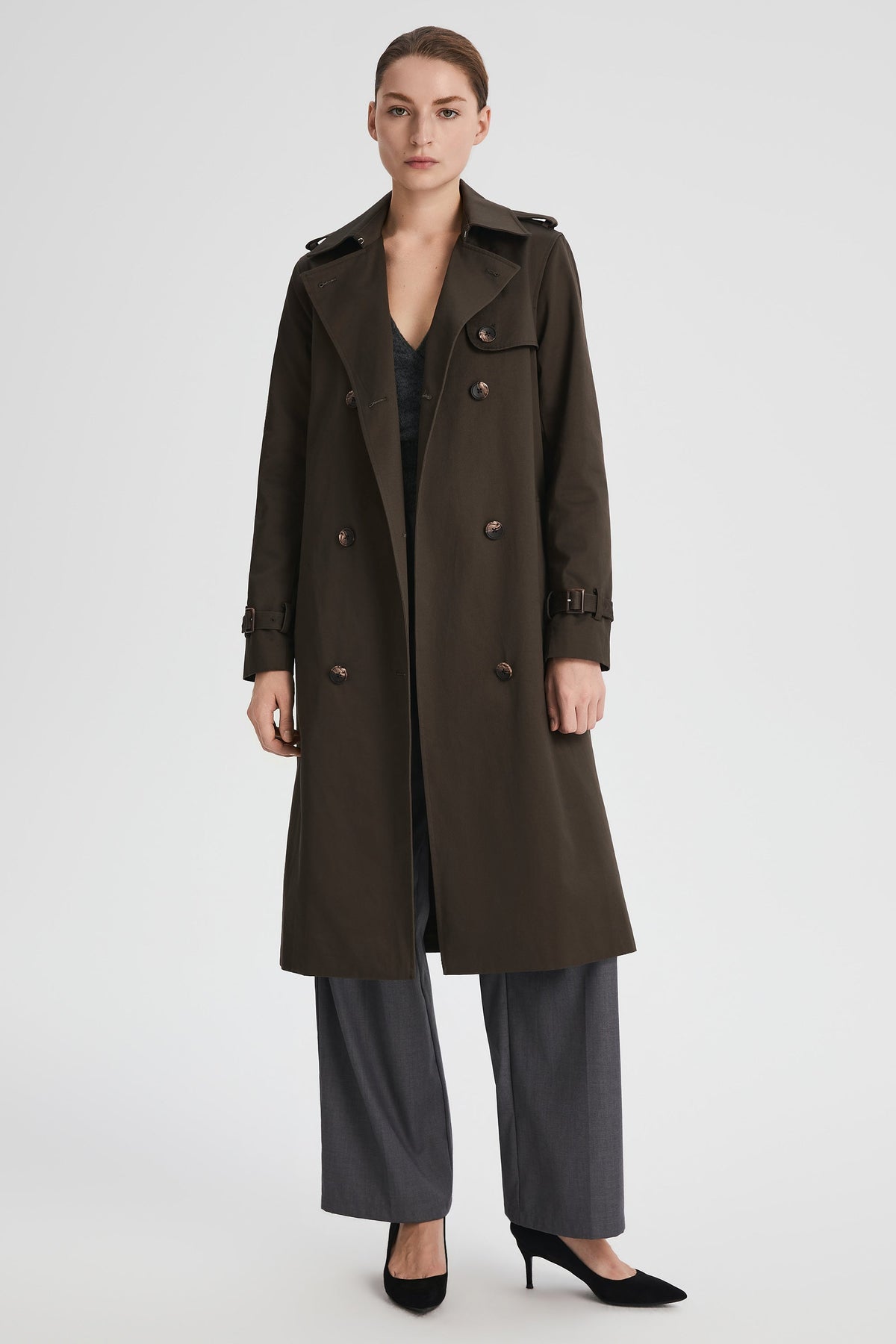 Long Classic Trench Coat