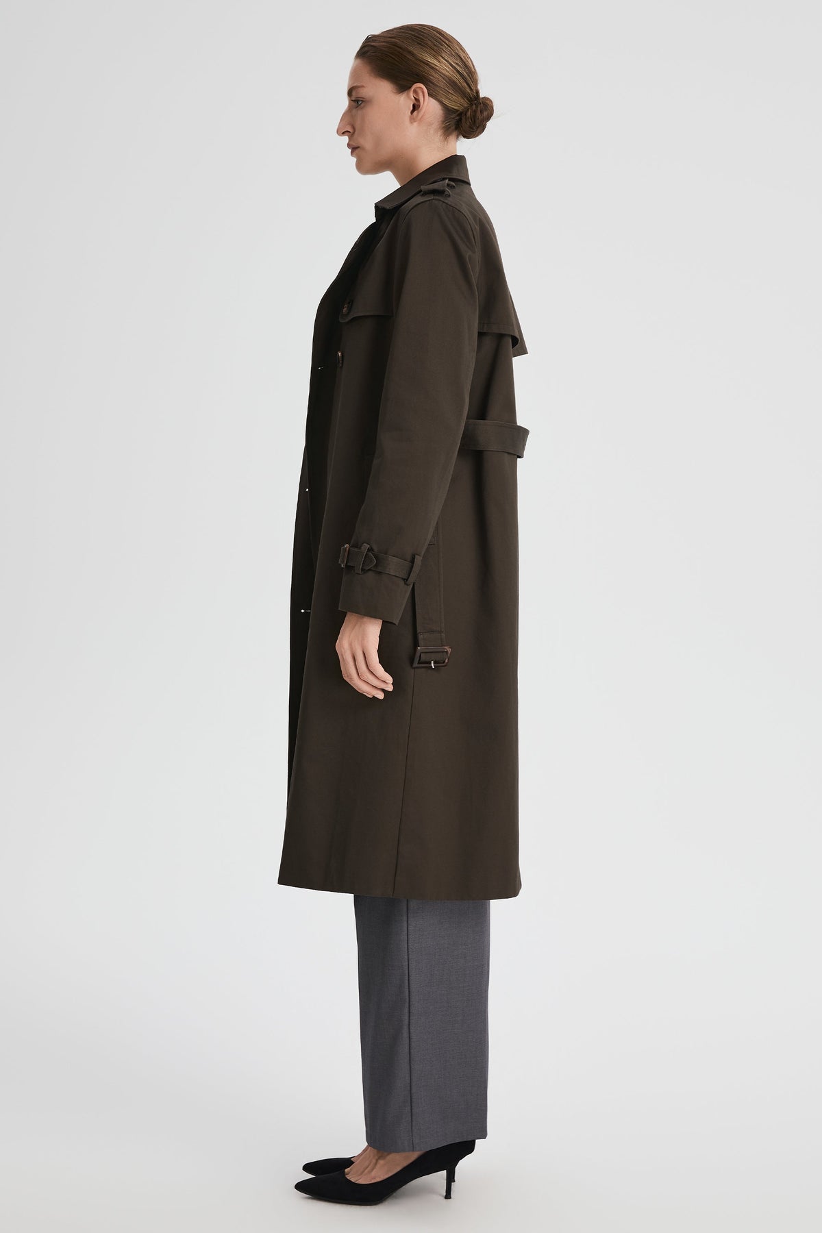 Long Classic Trench Coat