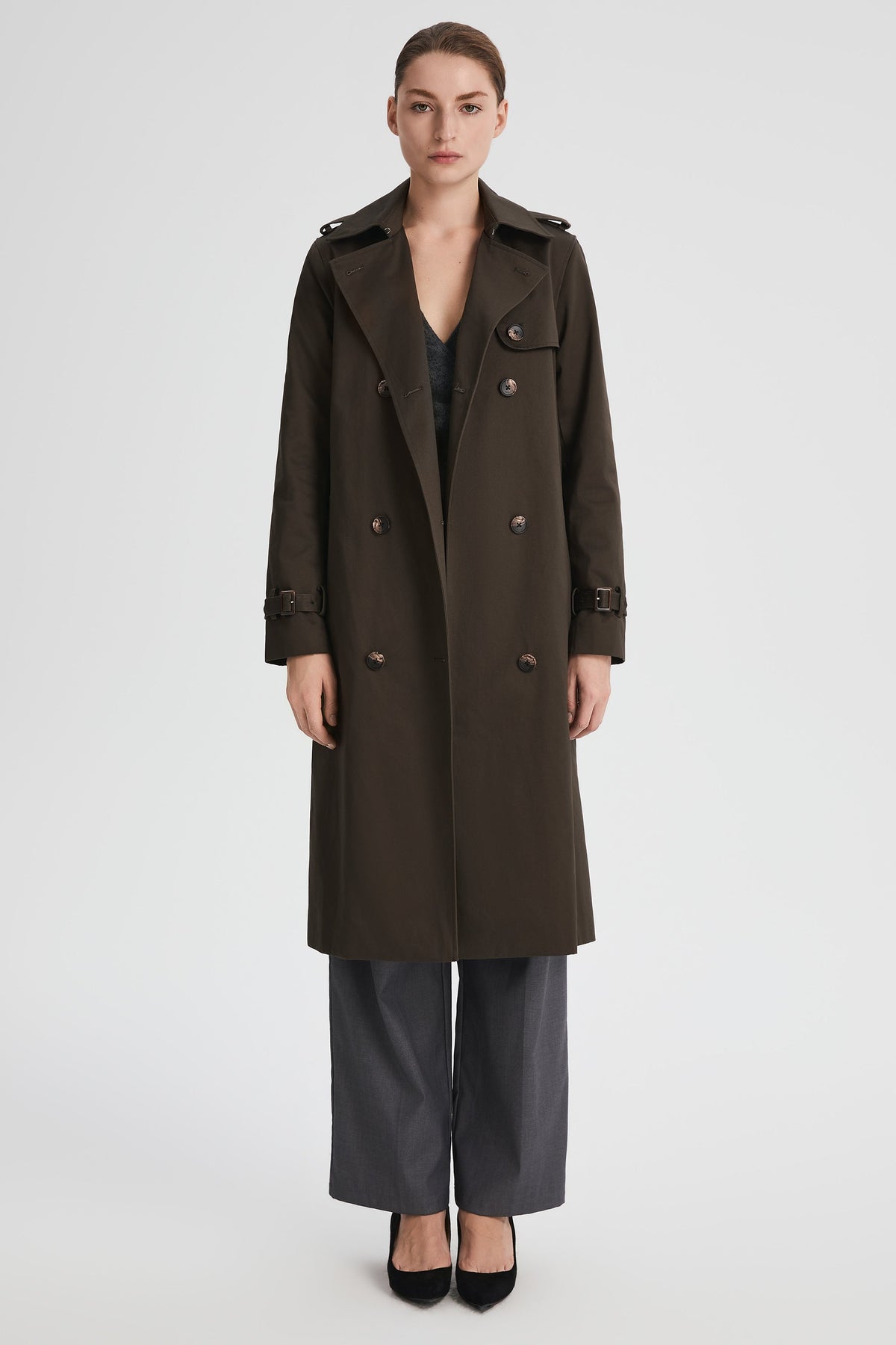 Long Classic Trench Coat