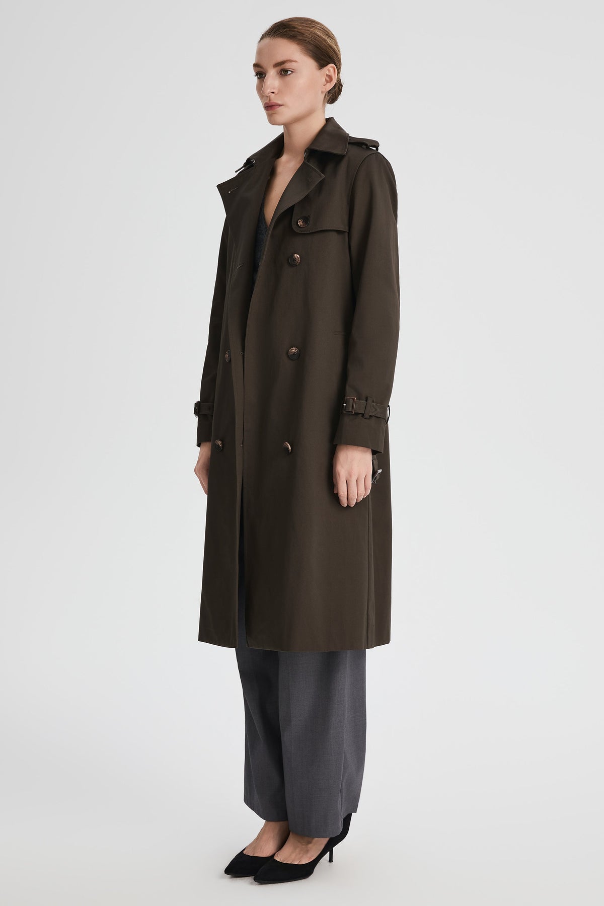 Long Classic Trench Coat