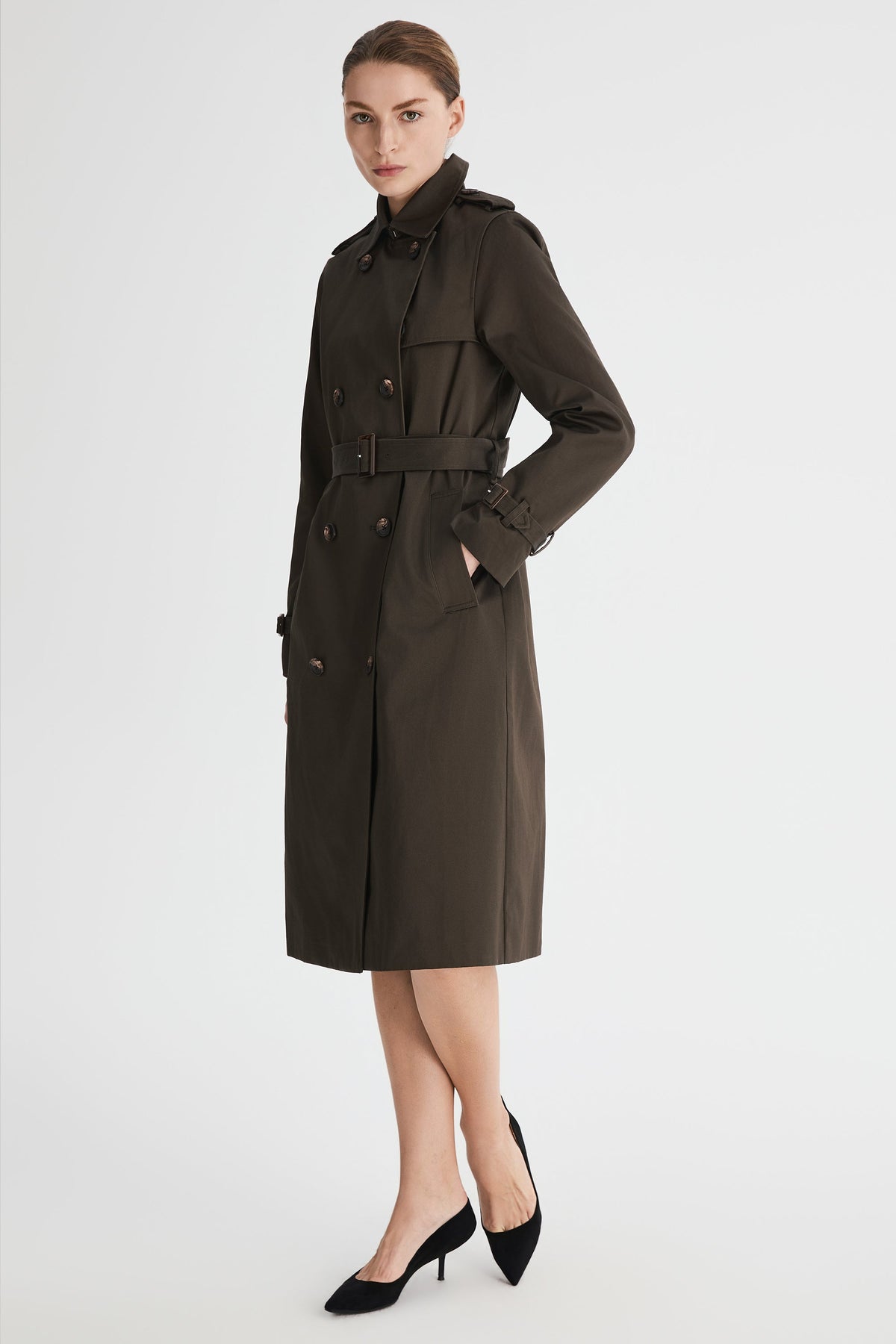 Long Classic Trench Coat
