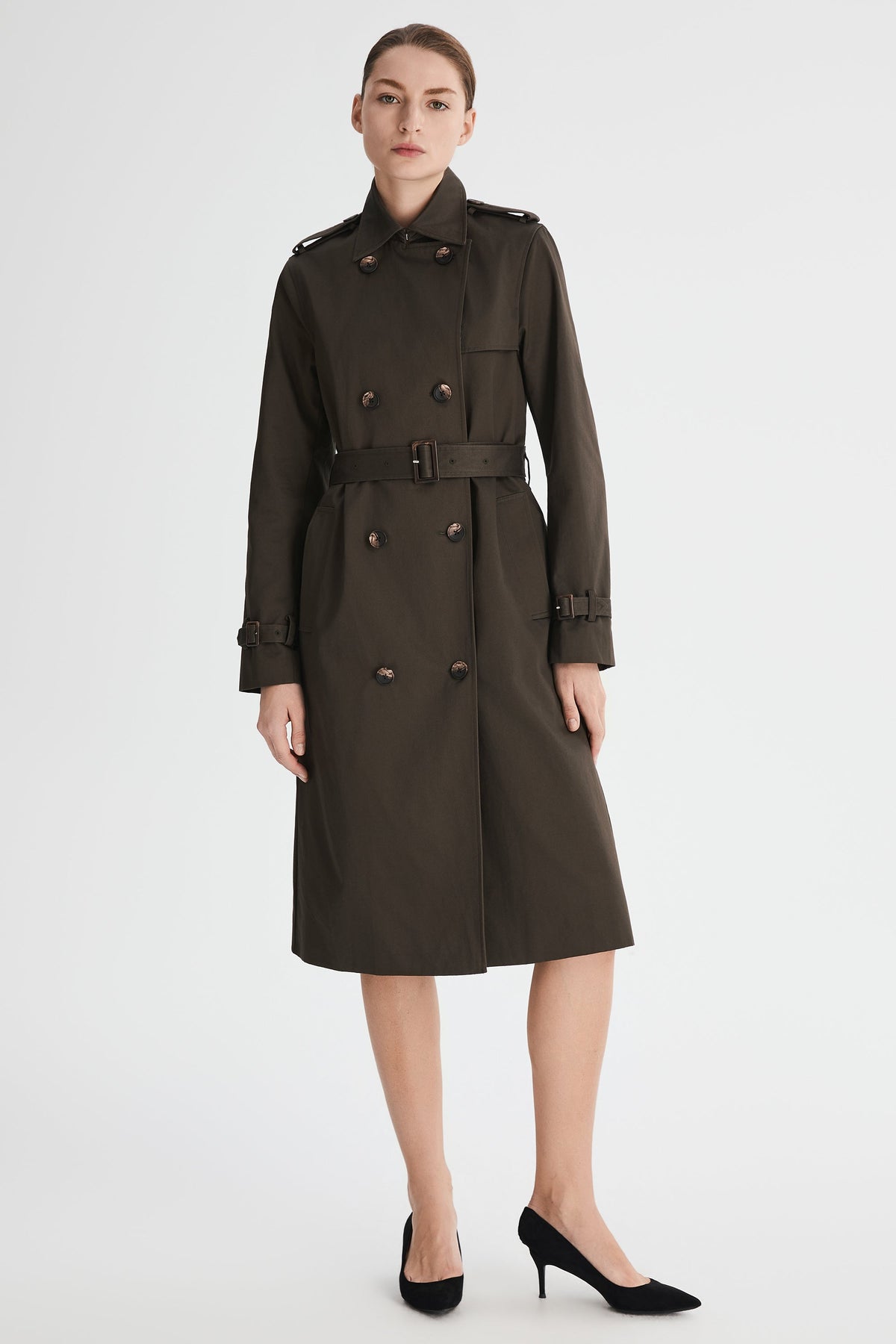 Long Classic Trench Coat
