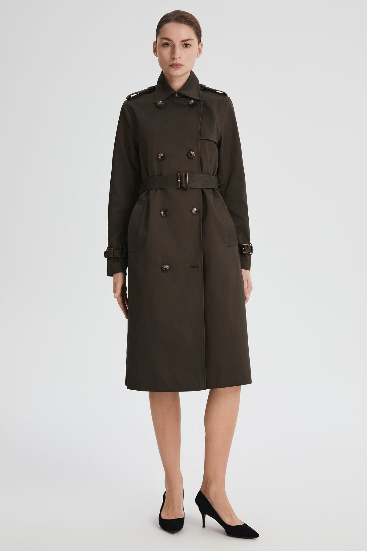 Long Classic Trench Coat