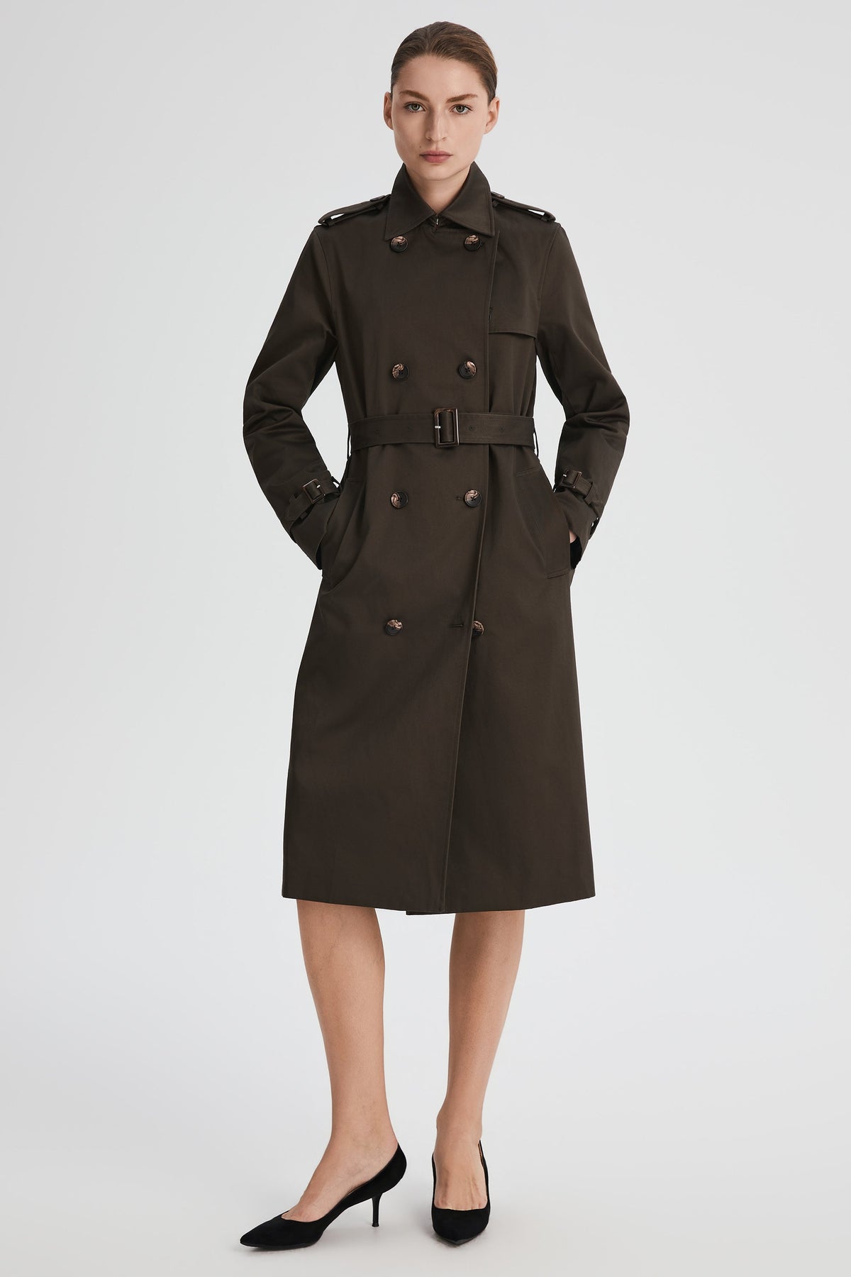 Long Classic Trench Coat