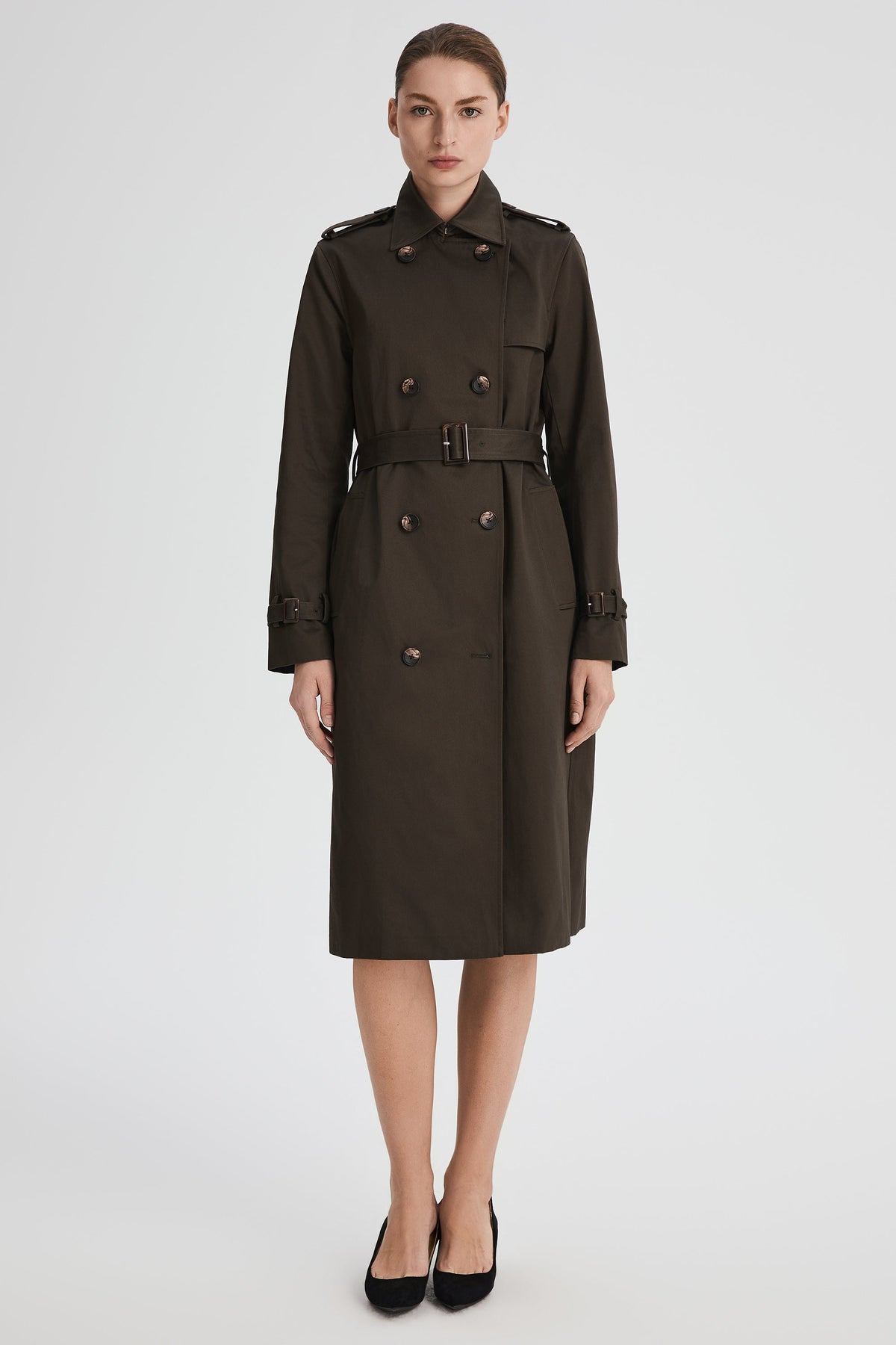 Long Classic Trench Coat