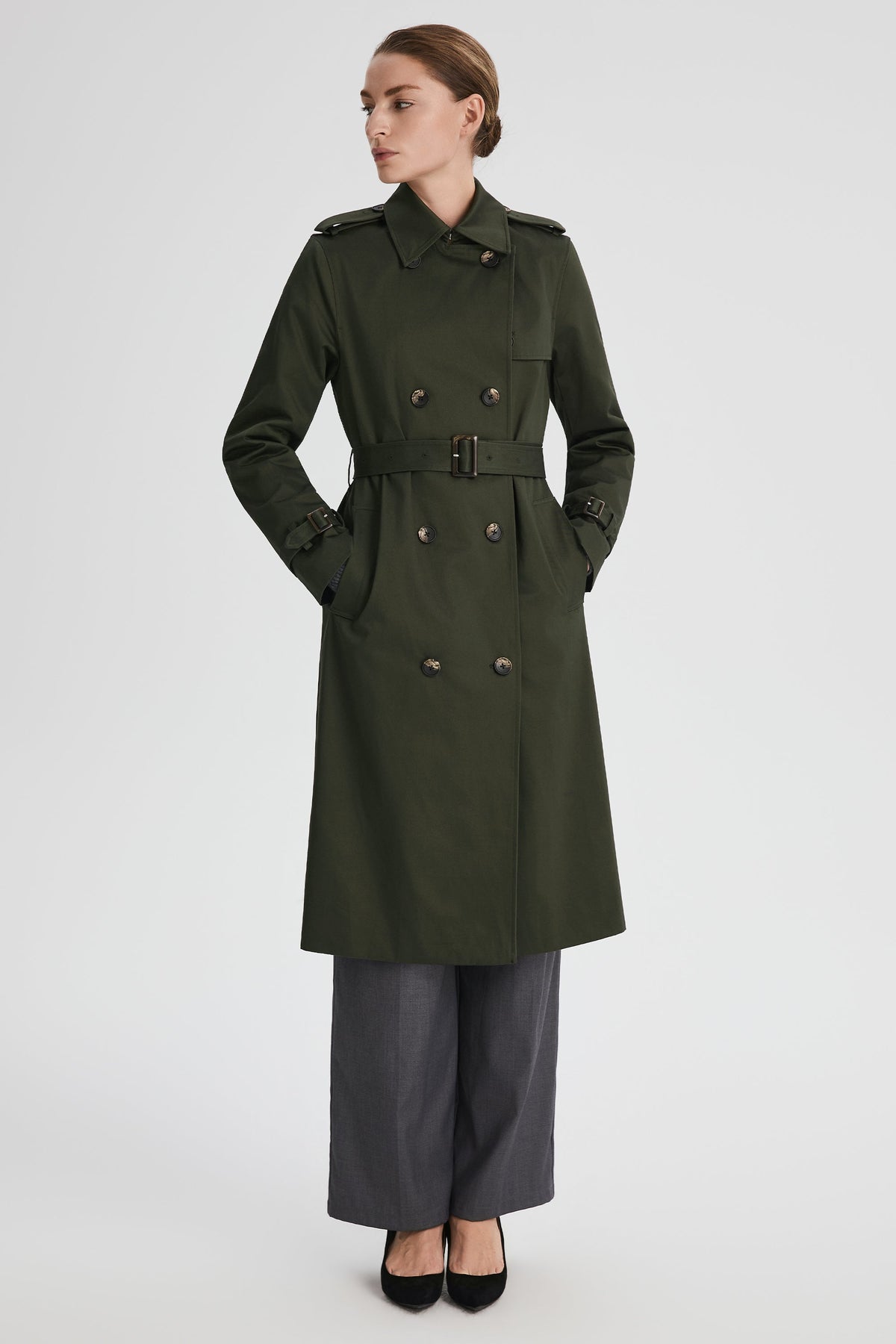 Long Classic Trench Coat
