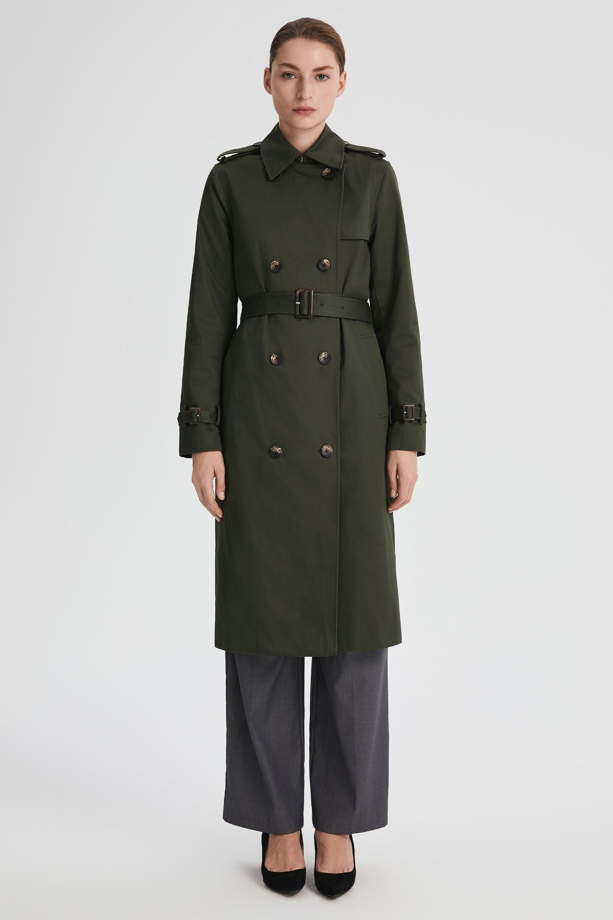 Long Classic Trench Coat