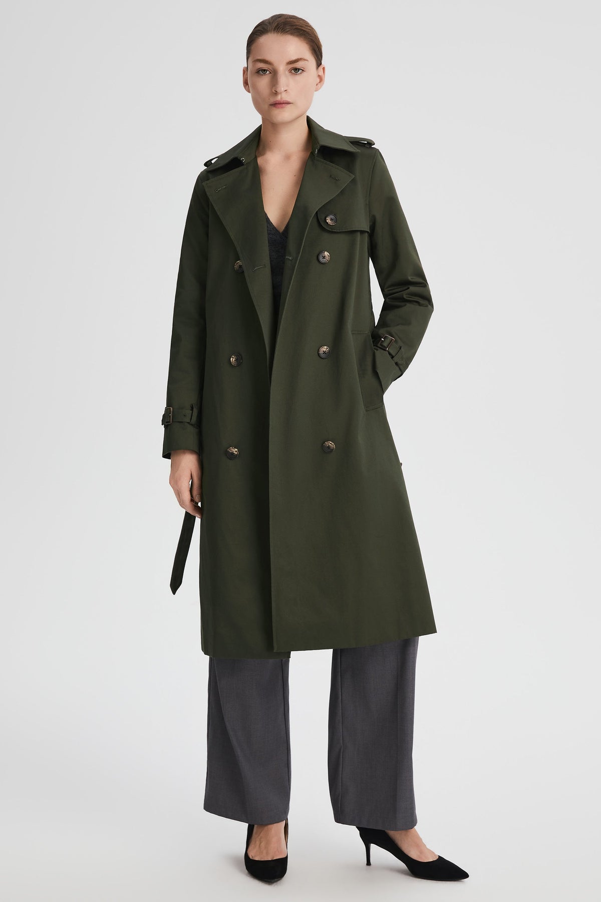 Long Classic Trench Coat