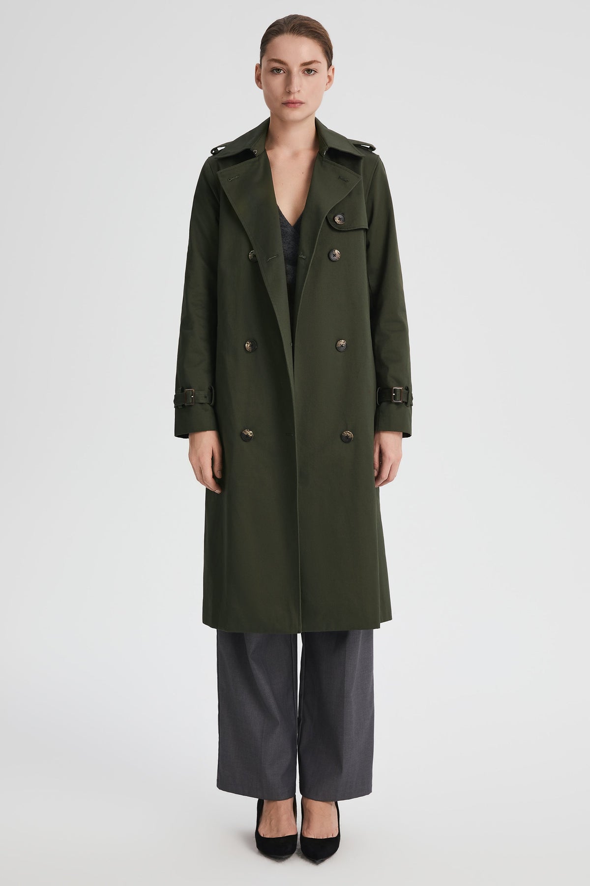 Long Classic Trench Coat