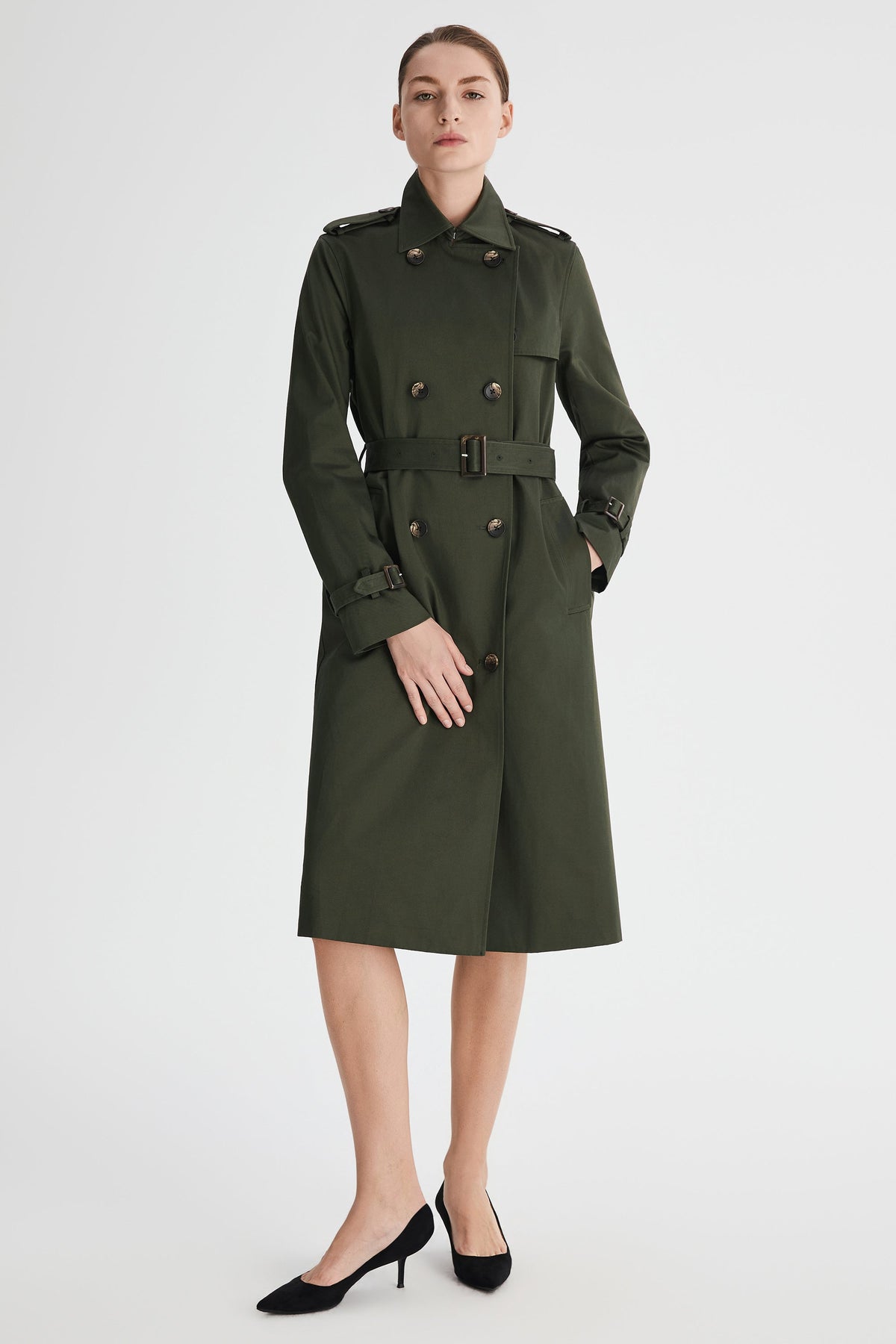 Long Classic Trench Coat