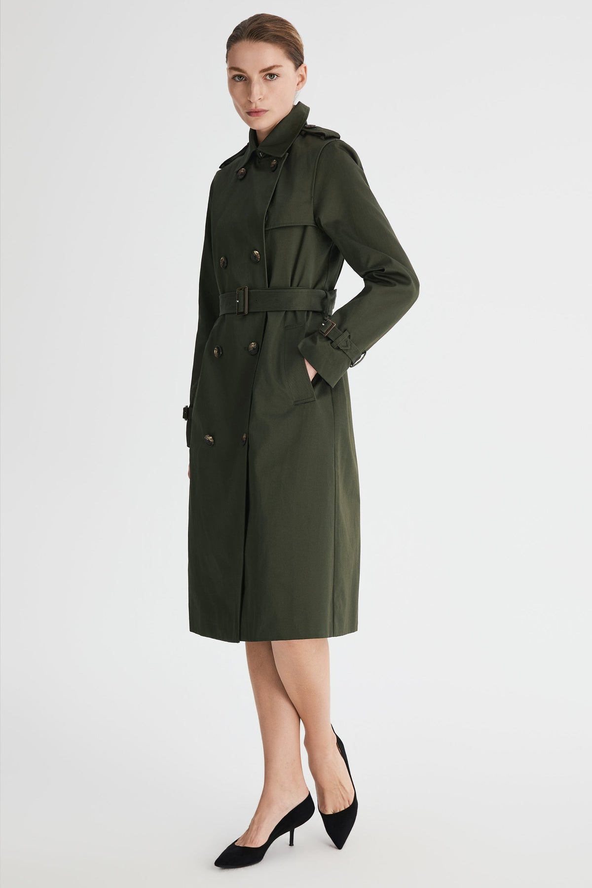 Long Classic Trench Coat