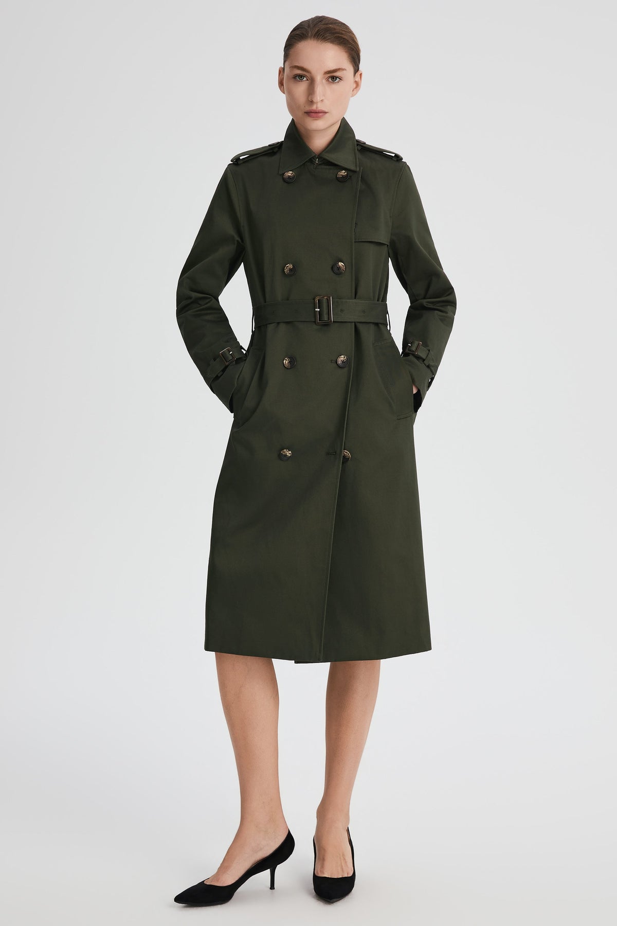 Long Classic Trench Coat